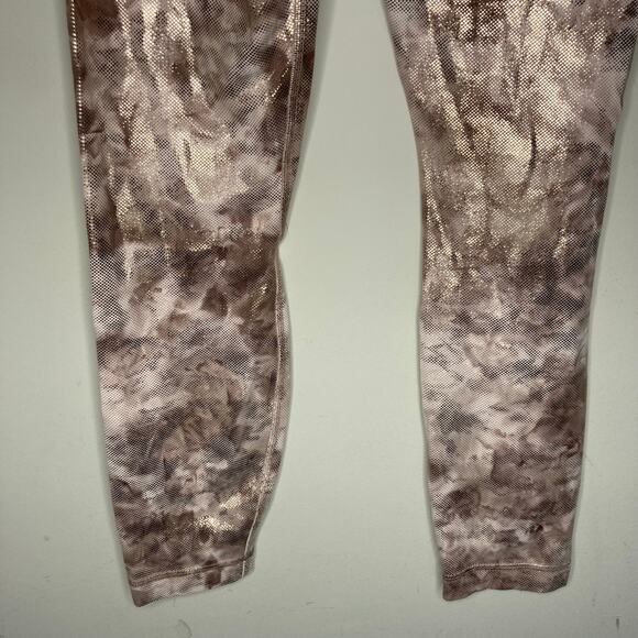 Lululemon Align High-Rise Pant Size 6 25" Shine Diamond Dye Misty Shell Cacao - Picture 14 of 16